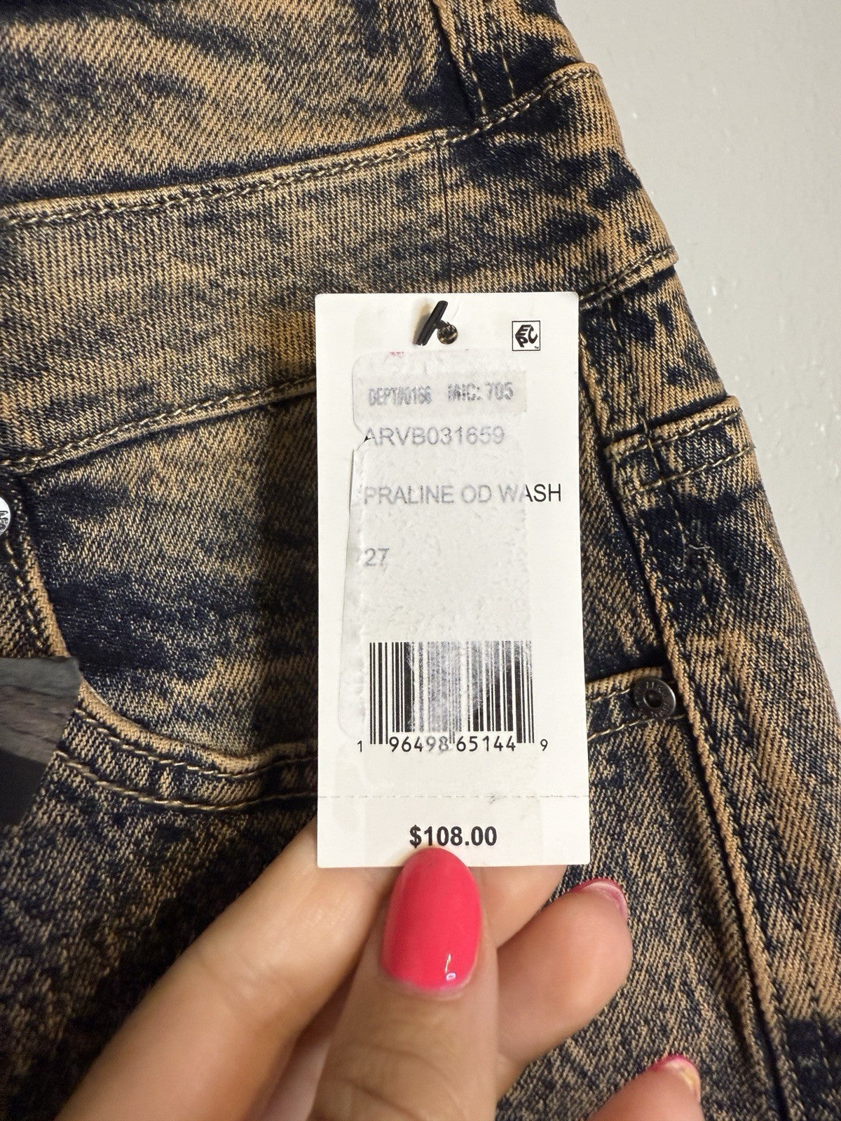 AFRM MAISON Midi Praline OD Wash Skirt 27
