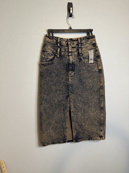 AFRM MAISON Midi Praline OD Wash Skirt 27