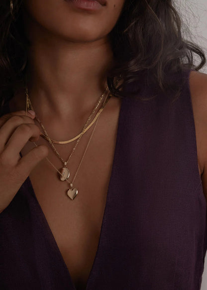 Maison Heart Locket Necklace