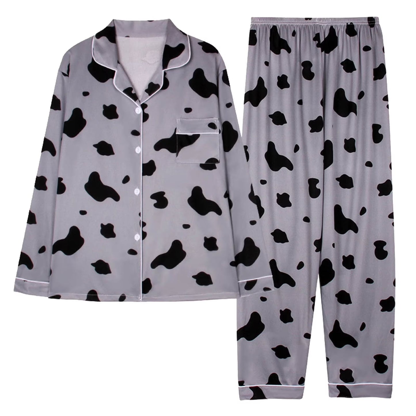 Women'S Pajama Sets Sale Winter 2 Piece Outfits Comfortable Home Pajamas Set Long Sleeve Loungewear with Pocket
