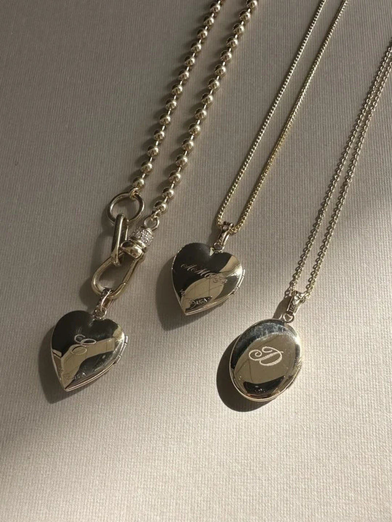 Maison Heart Locket Necklace