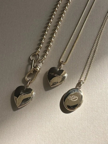 Maison Heart Locket Necklace