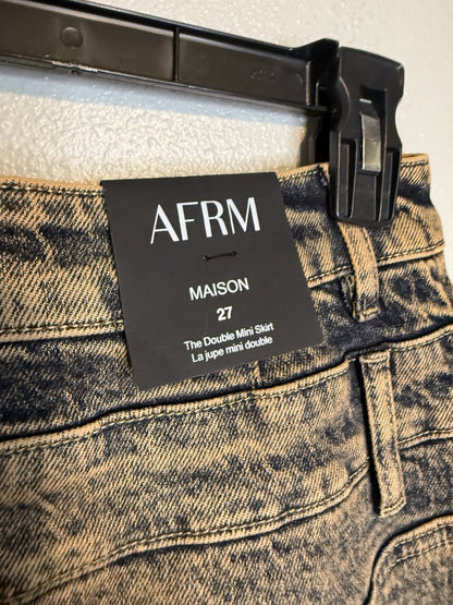 AFRM MAISON Midi Praline OD Wash Skirt 27